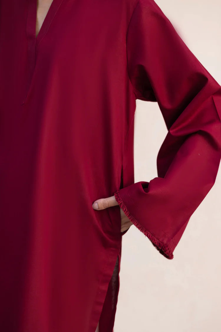 2PC Embroidered Suit